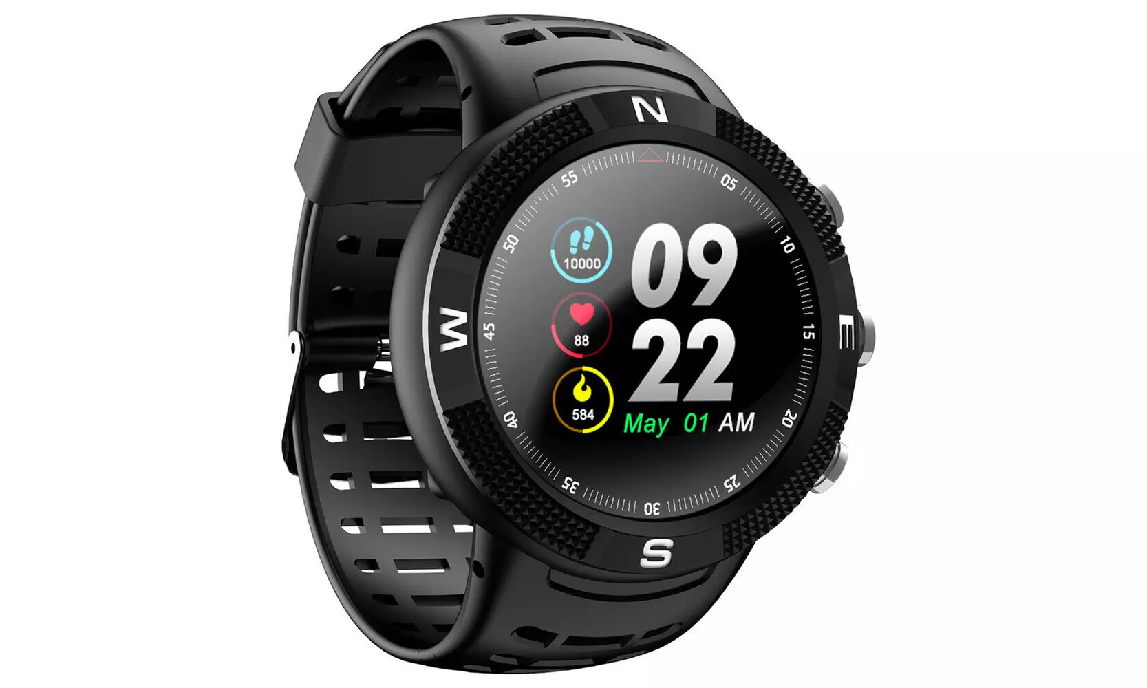 IP68 Waterproof NO.1 F18 GPS Sport Smart Watch Touch Screen For Android iOS - Primary Image