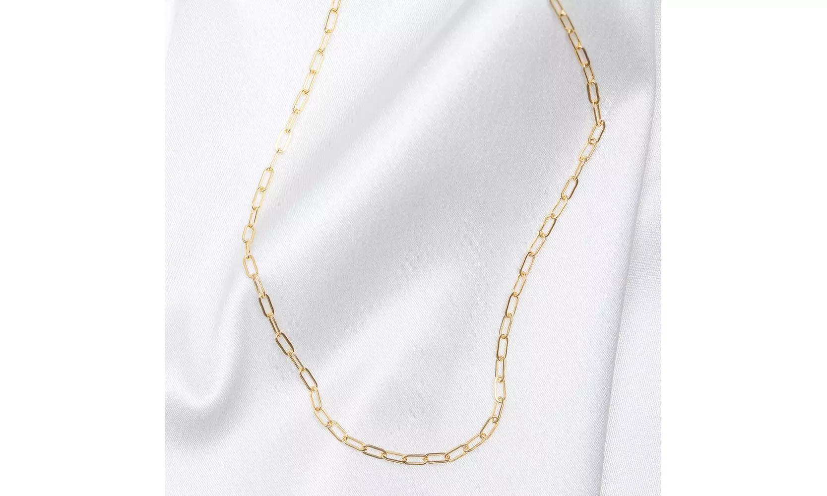 Sterling Silver Paper clip chain