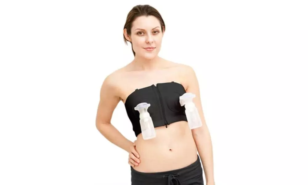 SIMPLE WISHES Hands Free Pumping Bustier - Primary Image