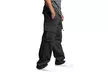 3-Piece Men's Winter Warm Comfy Cargo Pants Functional Pockets for Outdoor Wear  - Second Medium