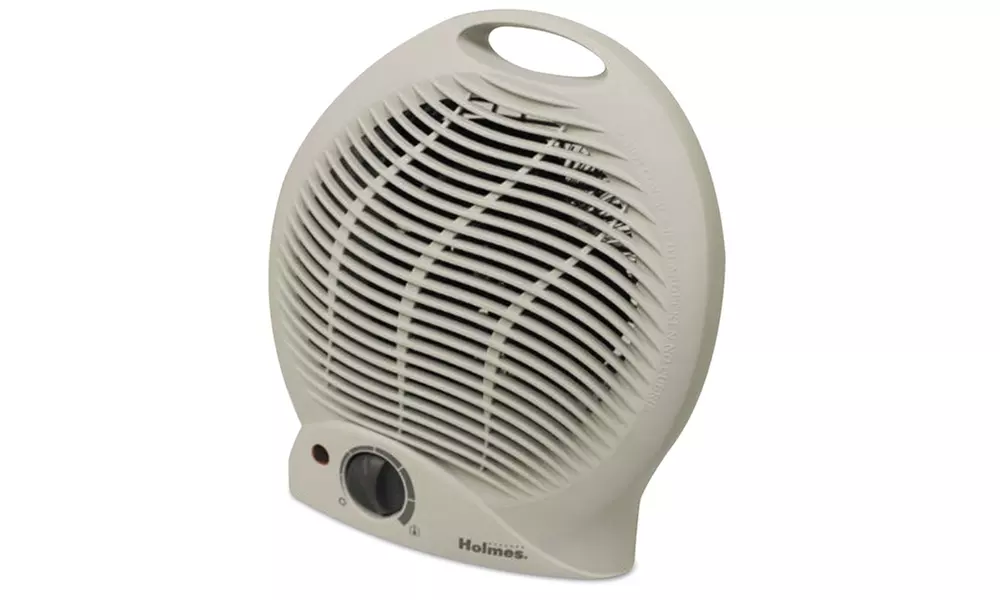 Holmes Products Compact Electric Fan Forced Heater, Off White, 1500w - Primary Image