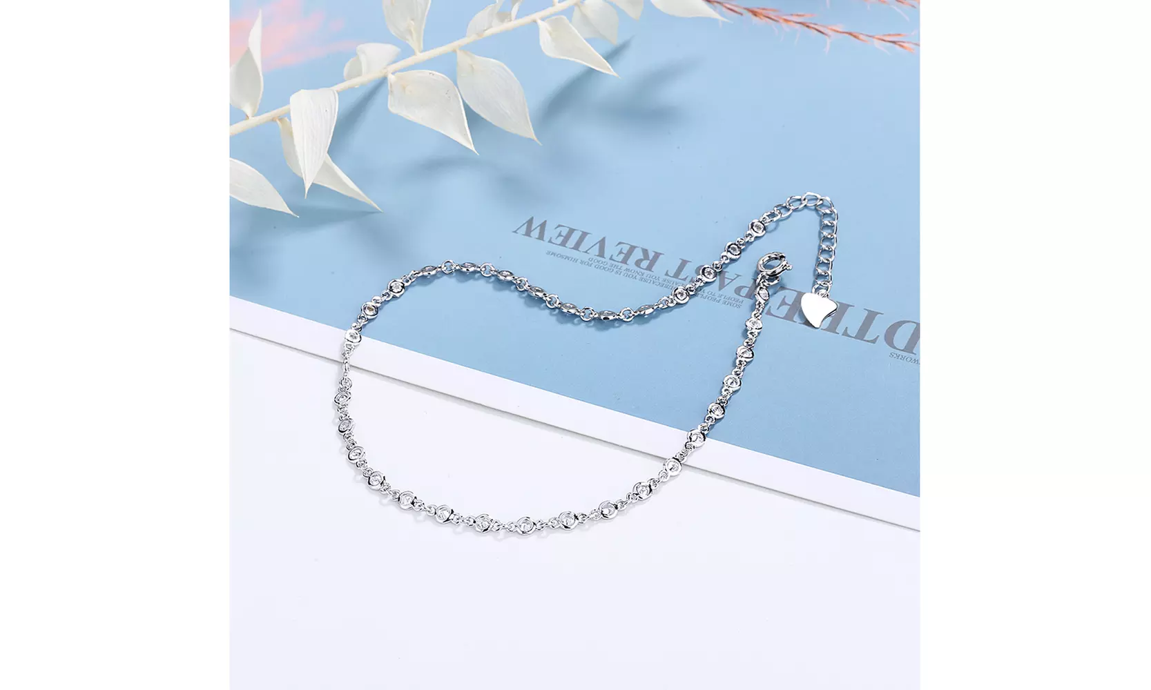 Station Anklets with crystals from Swarovski