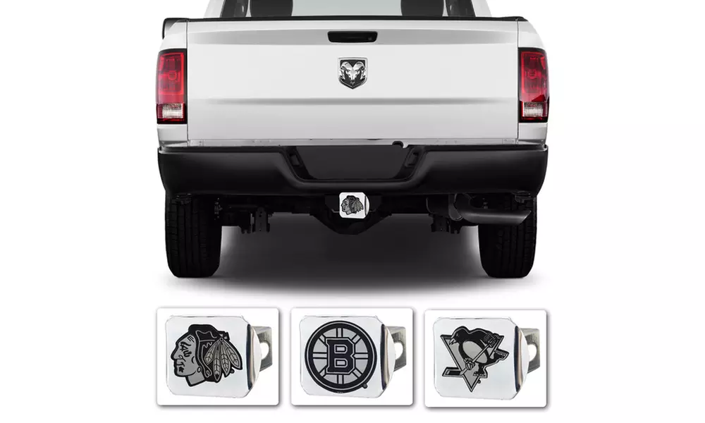 Fanmats NHL Chrome 2" Class III Team Logo Hitch Cover with Chrome Emblem - Primary Image