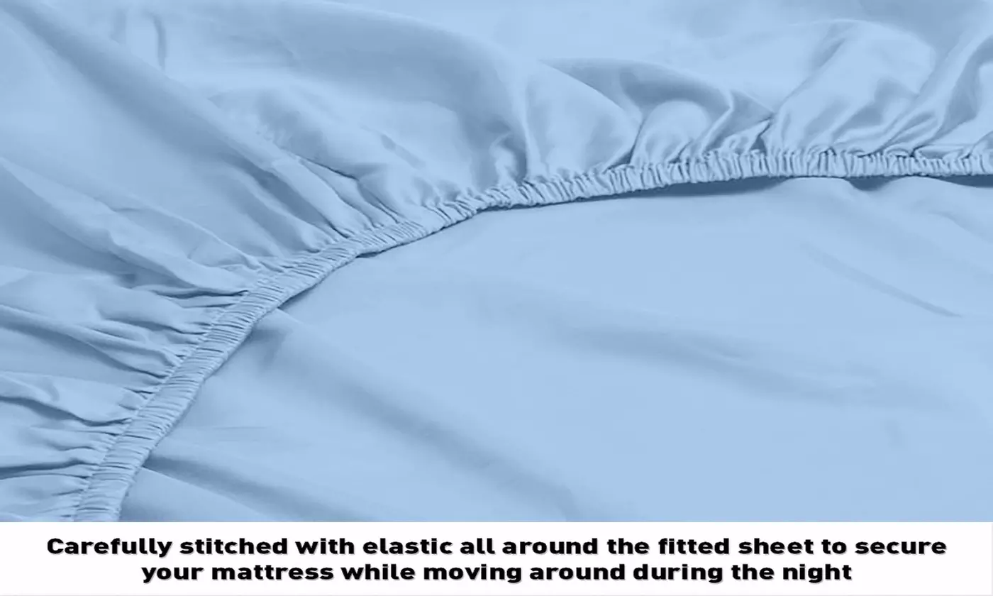 Home Sweet Home Extra Soft Deep Pocket Embroidered Sheet Set