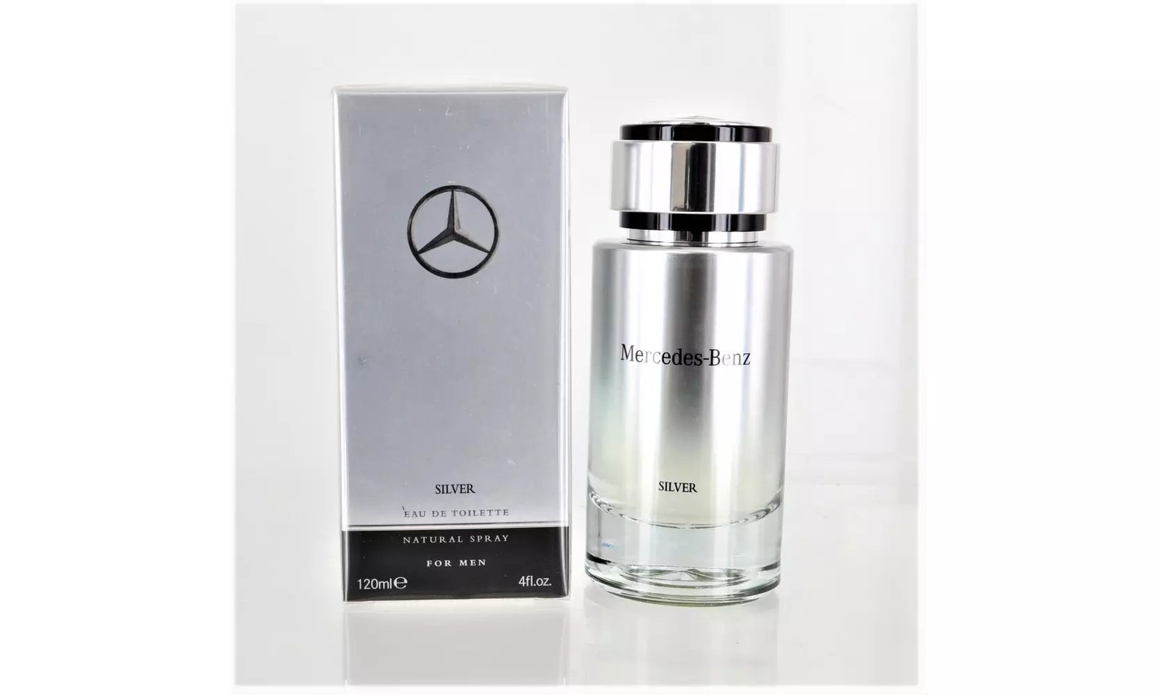Mercedes-Benz Silver By Mercedes Benz 4.0 Oz Eau De Toilette Spray New In Box - Primary Image