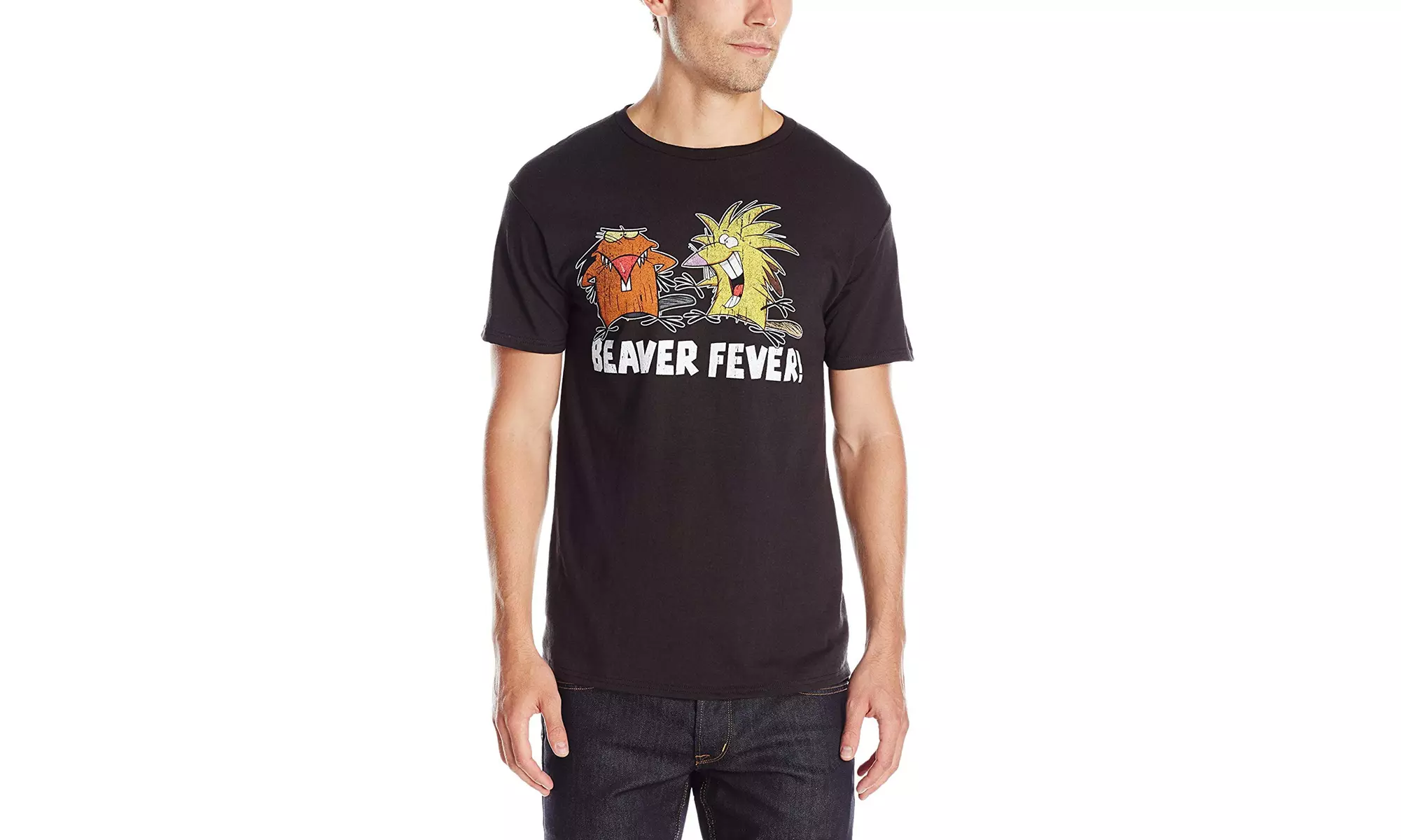 Hybrid Men's The Angry Beavers Beaver Fever T-Shirt - Primary Image
