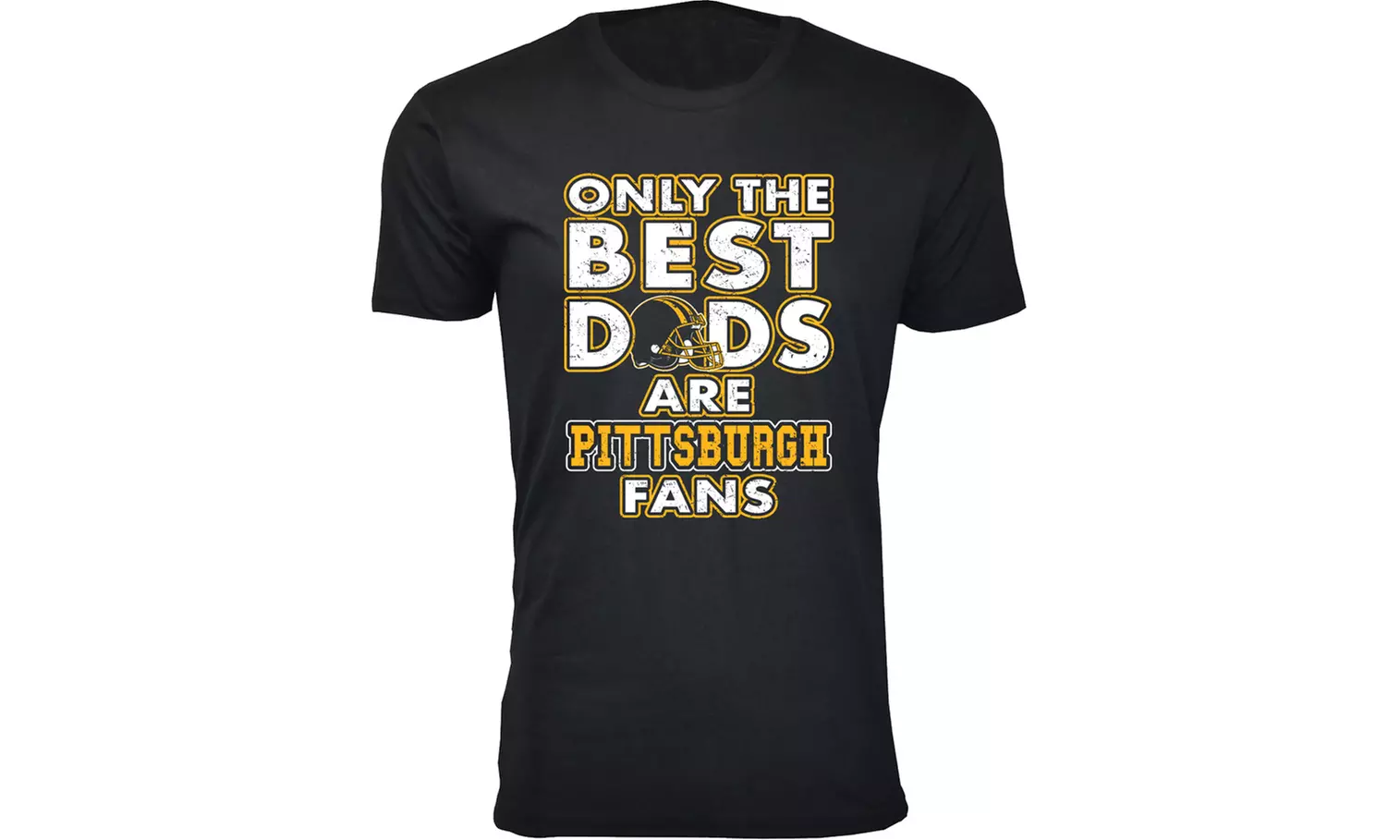 Men Only The Best Dads Football Fan T-Shirt (M-3XL)