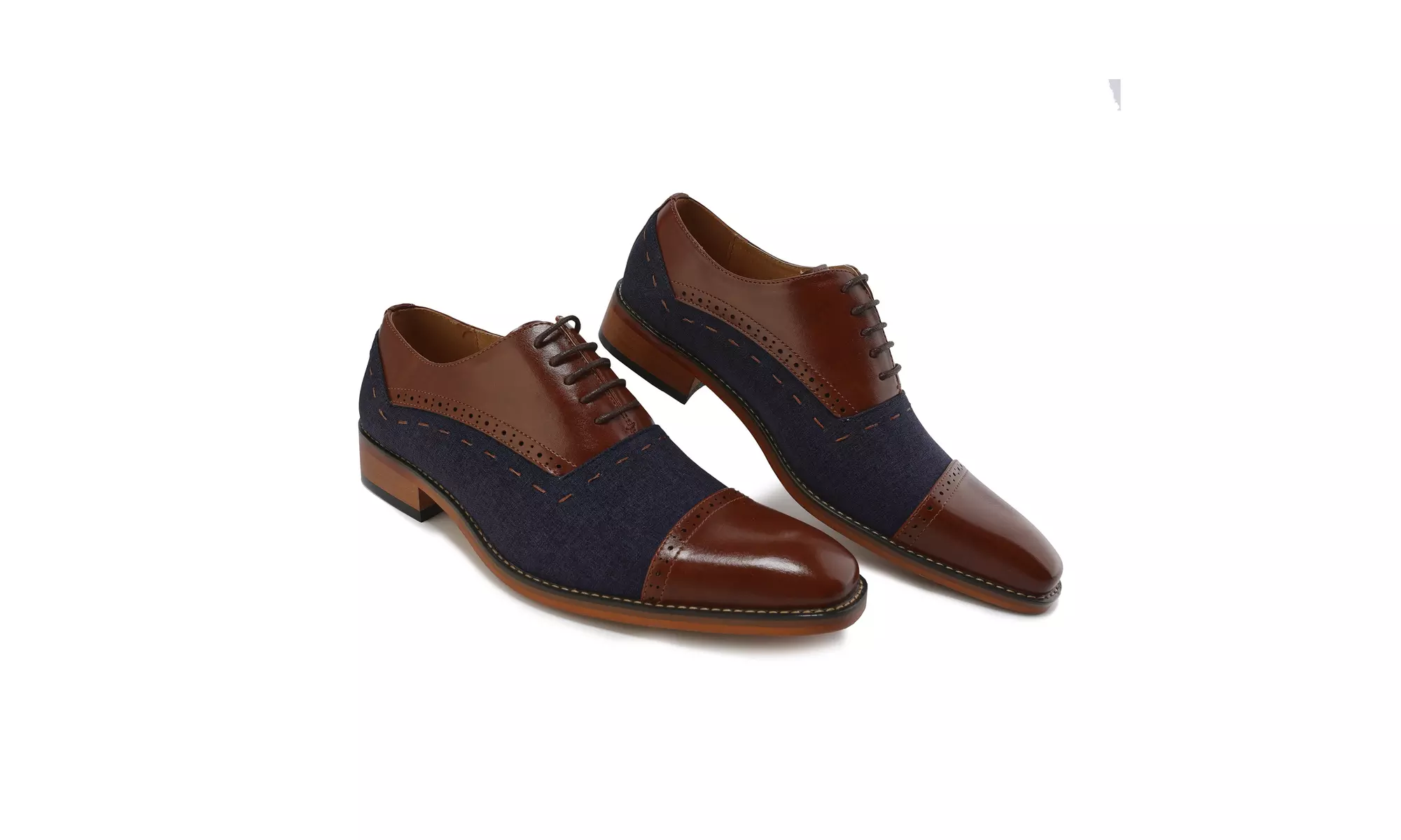 Gino Vitale Lace-Up Cap Toe Oxford