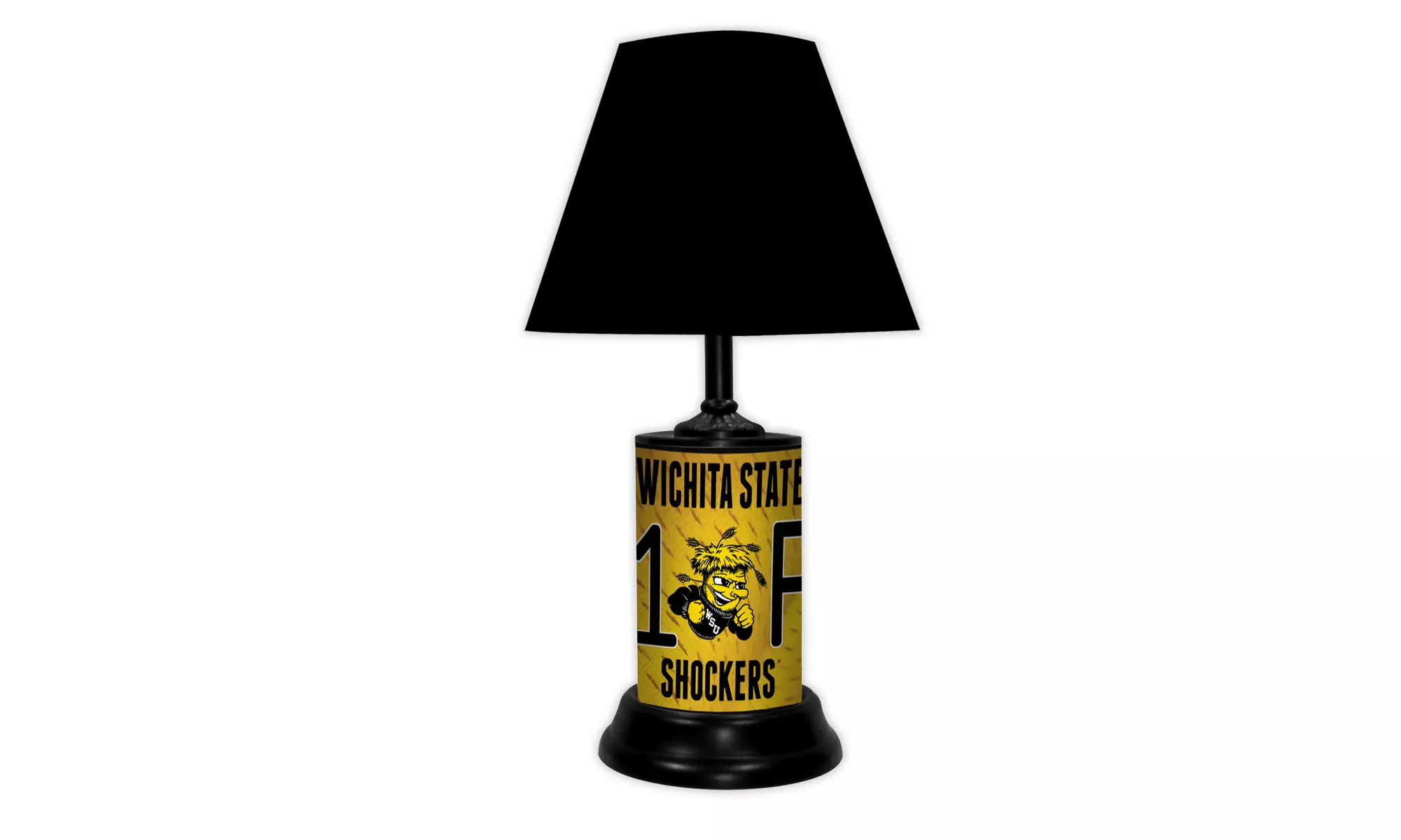 NCAA 18-inch Desk/Table Lamp with Shade, #1 Fan with Team Logo