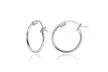 Sterling Silver 3 Piece Hoop Earring set By Paolo Fortelini - Second Medium