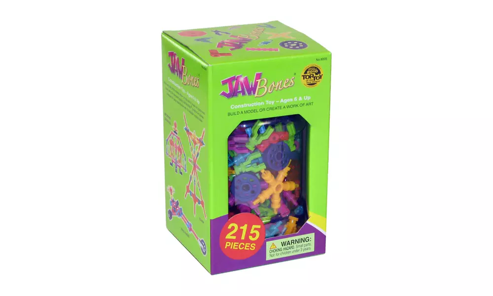 Jawbones Construction Toy - 215 Piece Set - Primary Image