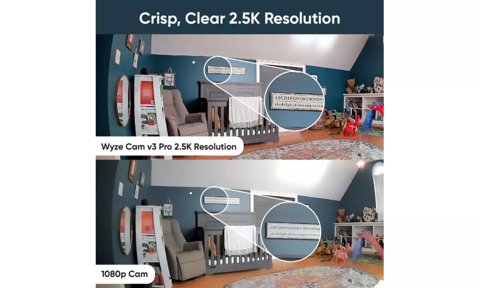 Wyze Cam v3 Pro Indoor/Outdoor Security Camera - WYZEC3P - A Grade Refurbished