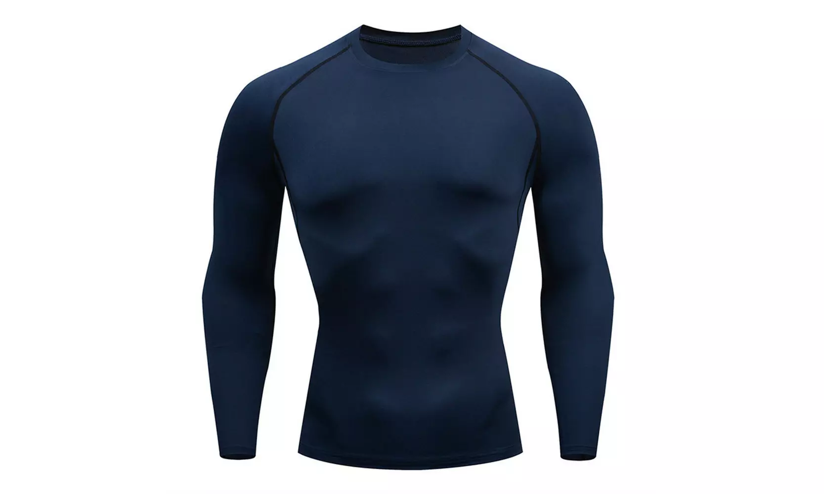 Men's Compression Shirts Long Sleeve Athletic Workout Tee Tops Sports Baselayers
