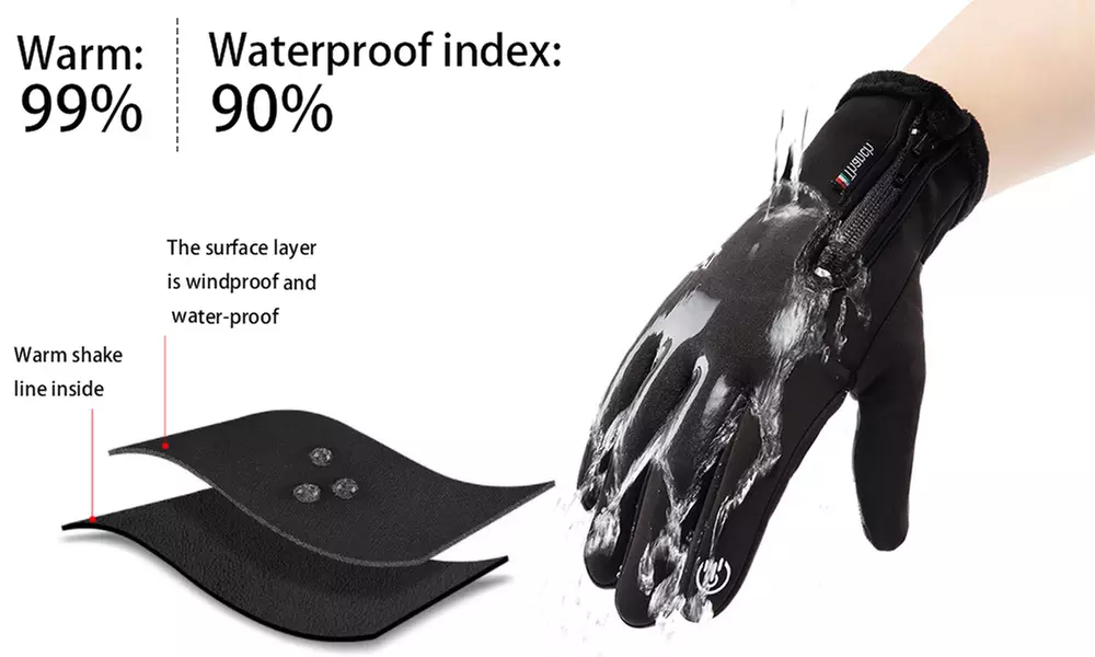 Neutral Winter Waterproof/Windproof Touch Screen Gloves Keep Warm Gloves