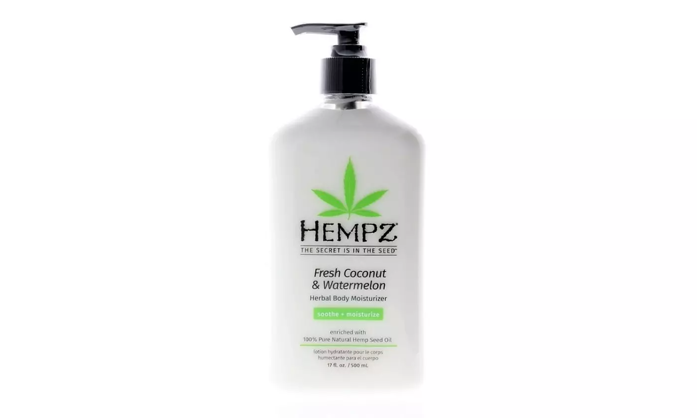 Hempz Fresh Coconut & Watermelon Herbal Body Moisturizer OR Wash (1 OR 2 Pack)