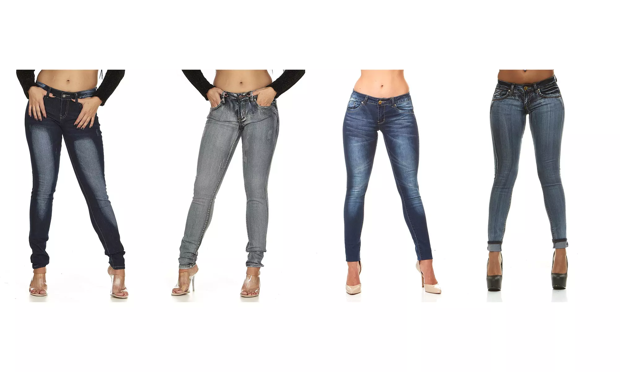 VIP Jeans Juniors Plus cute low waisted skinny jeans for women - Primary Image