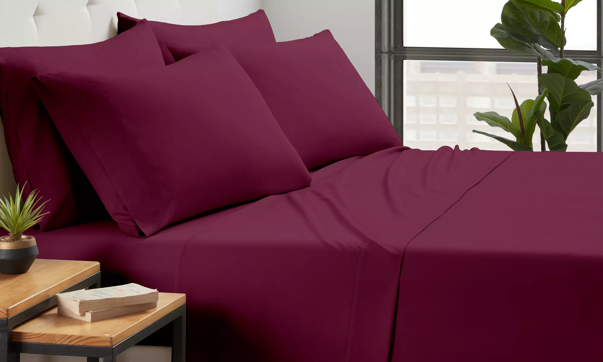 Kathy Ireland Bamboo Cooling 6 Piece Sheet Set with Deep Pockets 