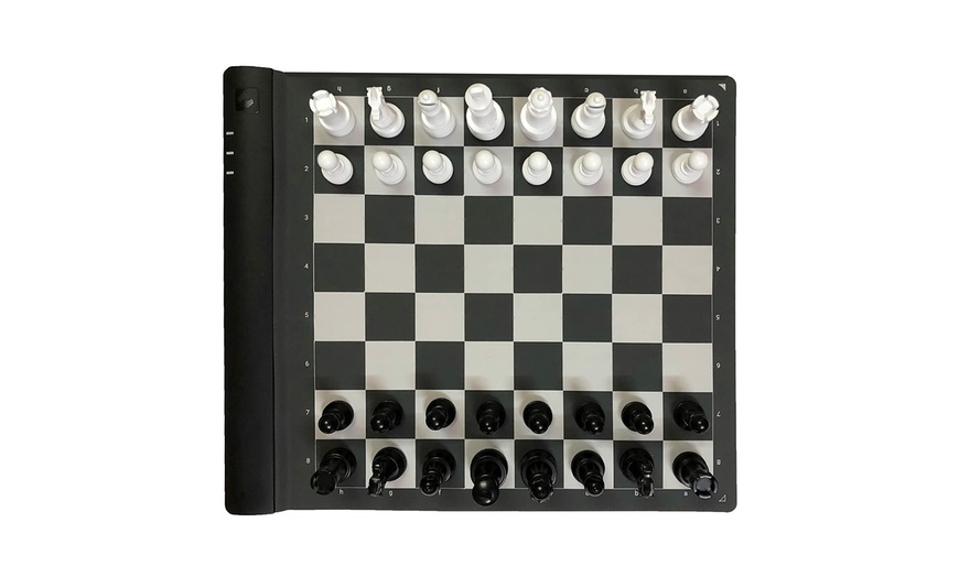 Square Off Grand Kingdom Chess Set with Pro Rollable Electric ...