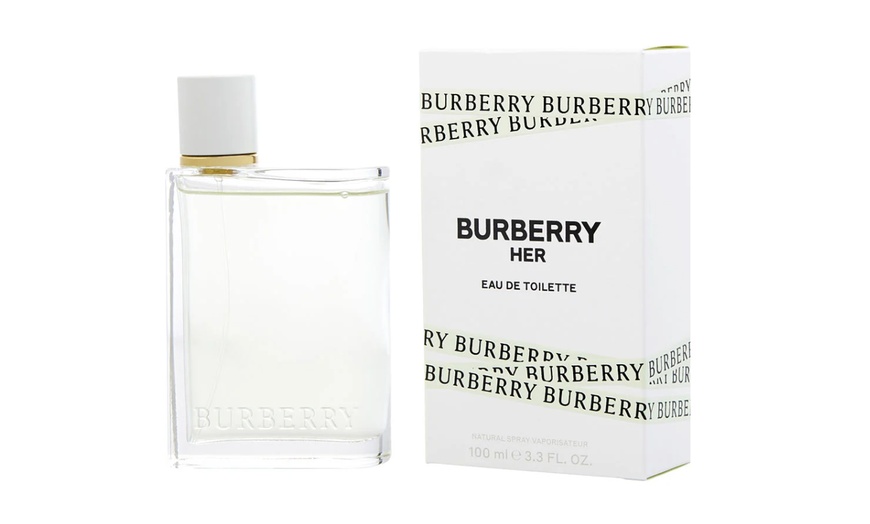 Image 2: Burberry Her Women EDT or EDP Spray 3.3 Fl. Oz for women