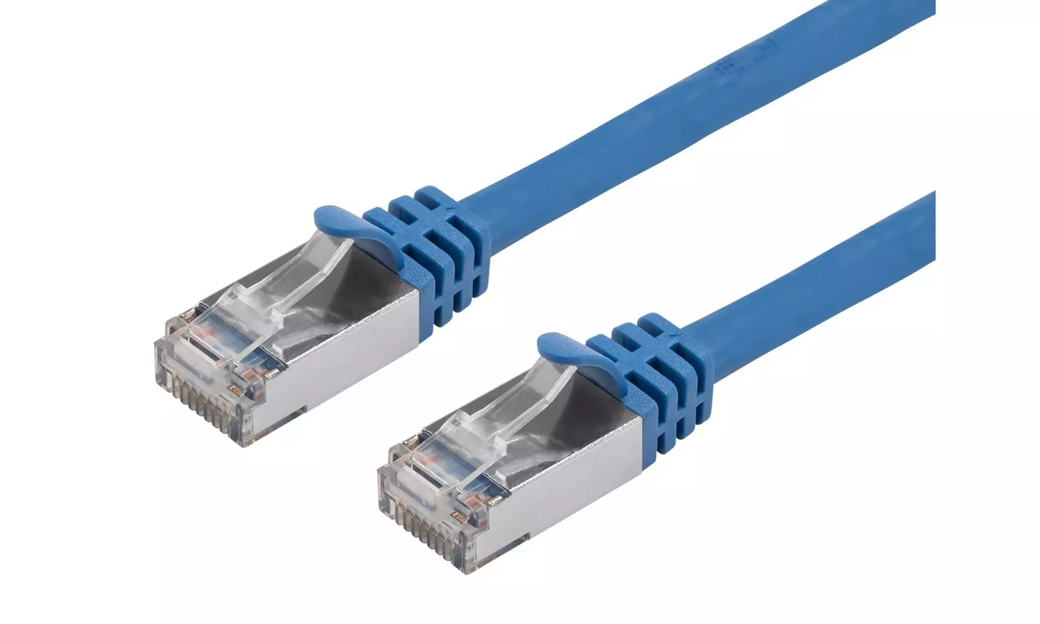 Monoprice Entegrade Cat7 Ethernet Cable Flexboot RJ45, 600Mhz , 26AWG 3ft Blue - Primary Image
