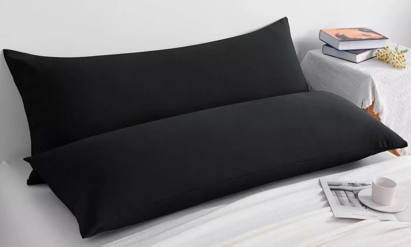 Body Pillow Cover Cotton Fabric Envelope Closure Long Body Pillow Pillowcase