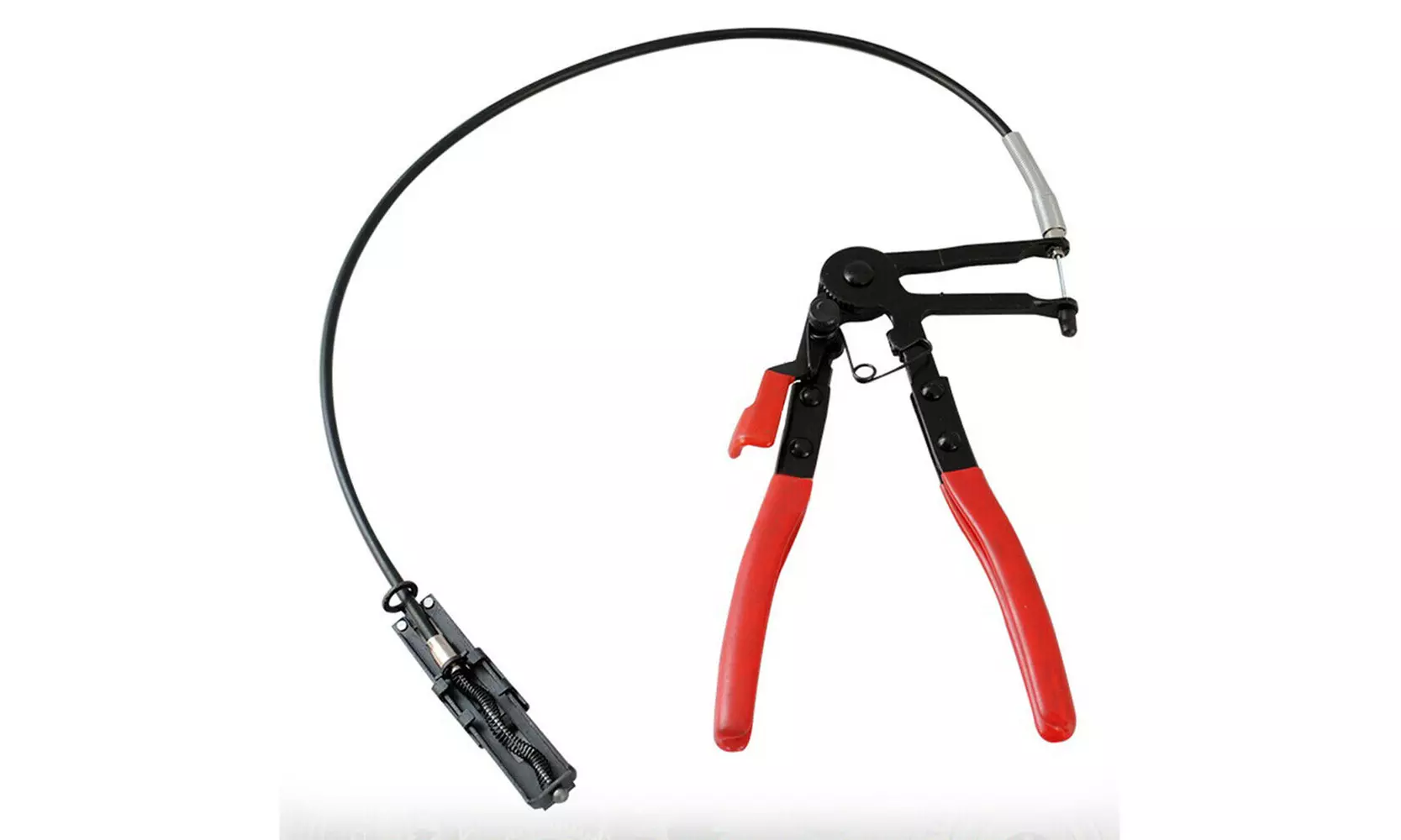 2FT Flexible Wire Long Reach Hose Clamp Pliers For Fuel Oil Water Hose Auto Tool - Primary Image