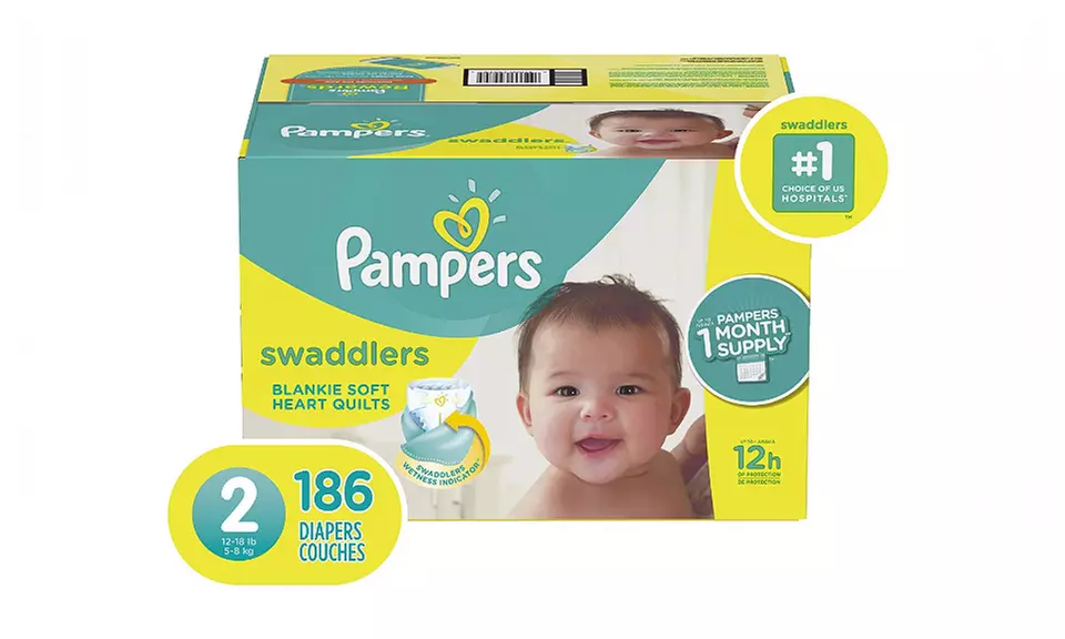 Pampers Swaddlers Disposable Baby Diapers Size 2, 186 Count - Primary Image