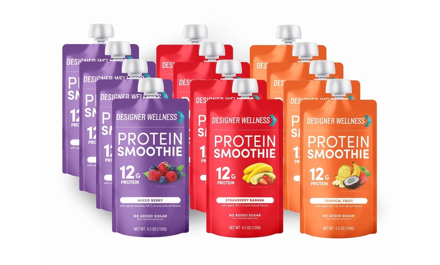 Protein Smoothies with Real Fruit, 12g Protein, Zero Added Sugar, &  Gluten-Free | Groupon