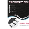 Image 46: Costway Youth Jumping Round Trampoline 55'' Exercise W/ Safety Pad Enclosure