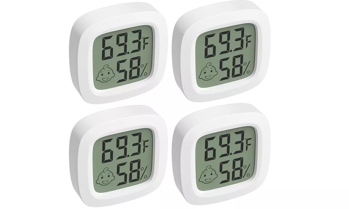 Indoor Thermometer Hygrometer Humidity Meter Temperature with LCD Display