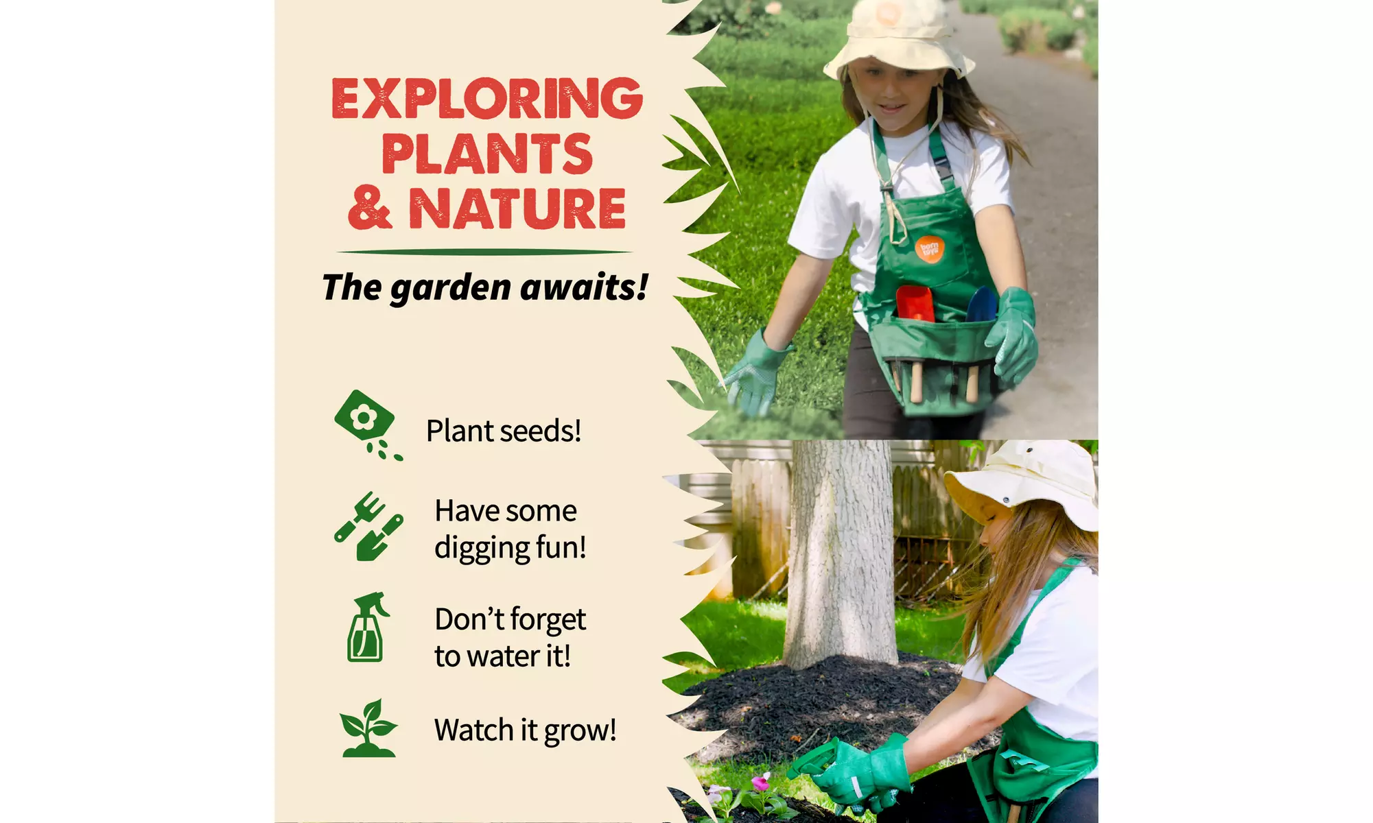 Bintiva Deluxe Garden Toy Set