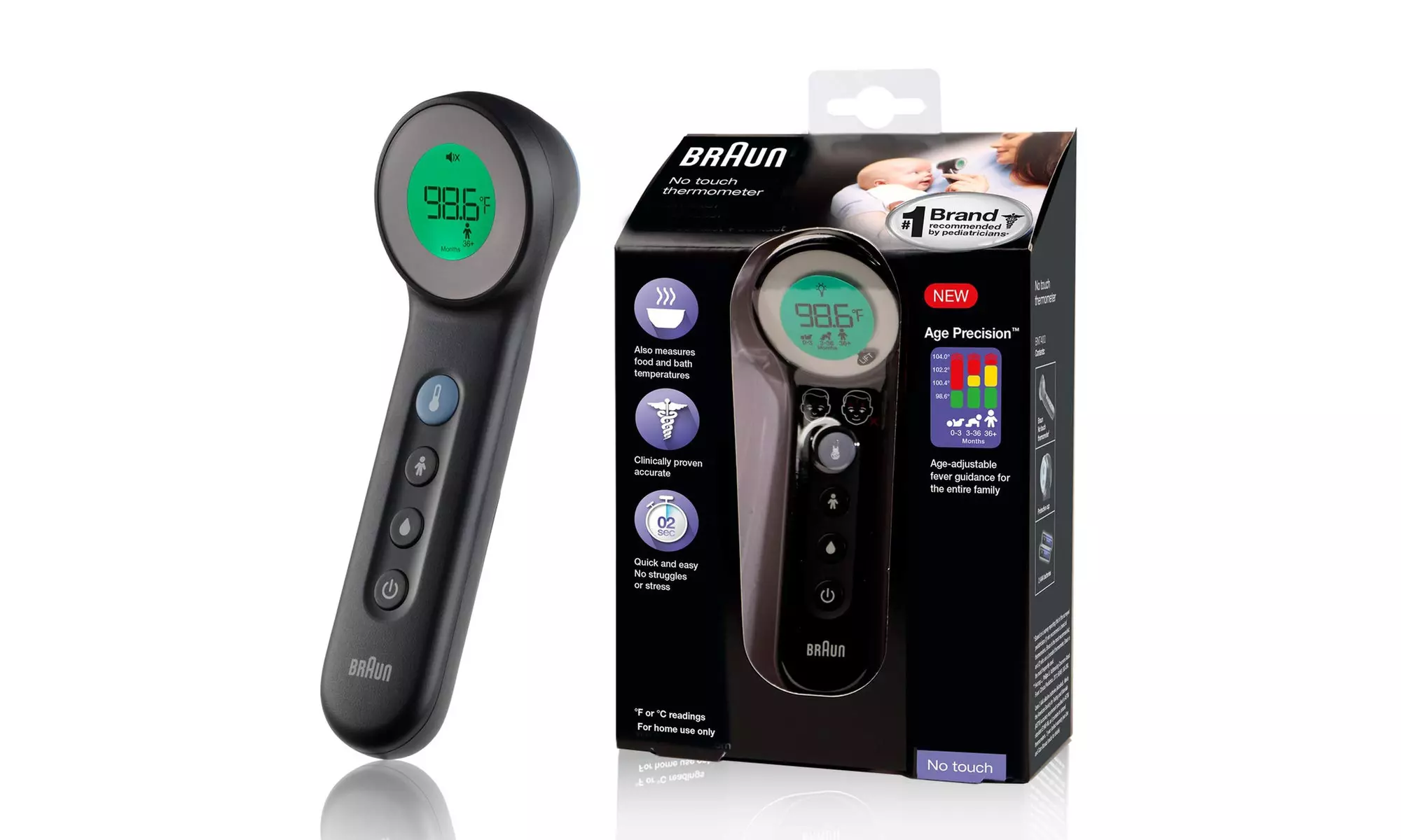 Braun 3-in-1 No Touch Thermometer - Second Medium