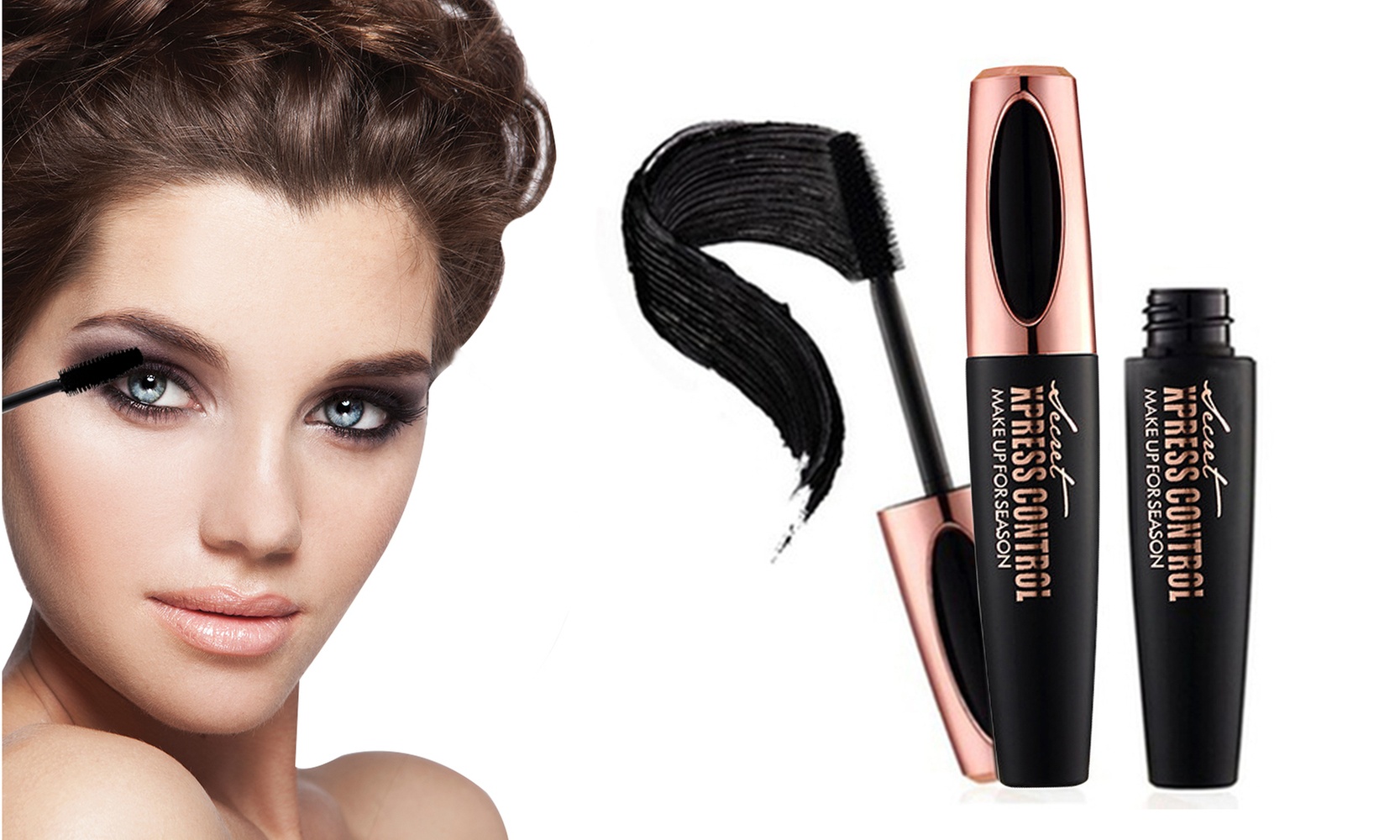4D Voluminous Smudge Proof Silk Fiber Mascara