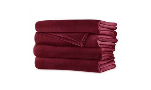 Sunbeam velvet plush electric online heated blanket queen size