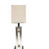 Image 4: Elegant Designs Conference Room Hourglass Shape with Pendulum Table Lamp - Chrom