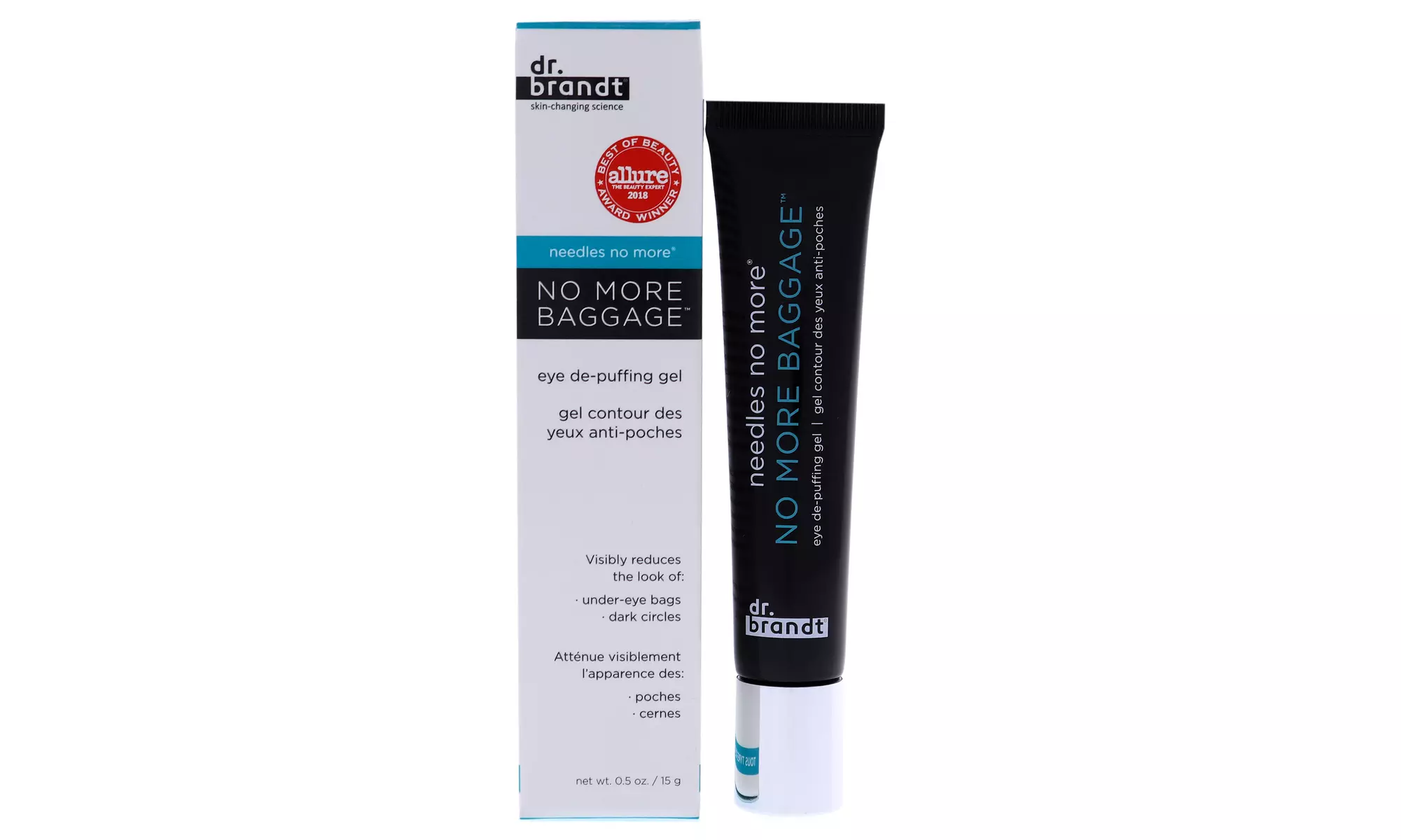 Dr. Brandt Needles No More No More Baggage for Unisex 0.50 oz Eye Gel - Primary Image