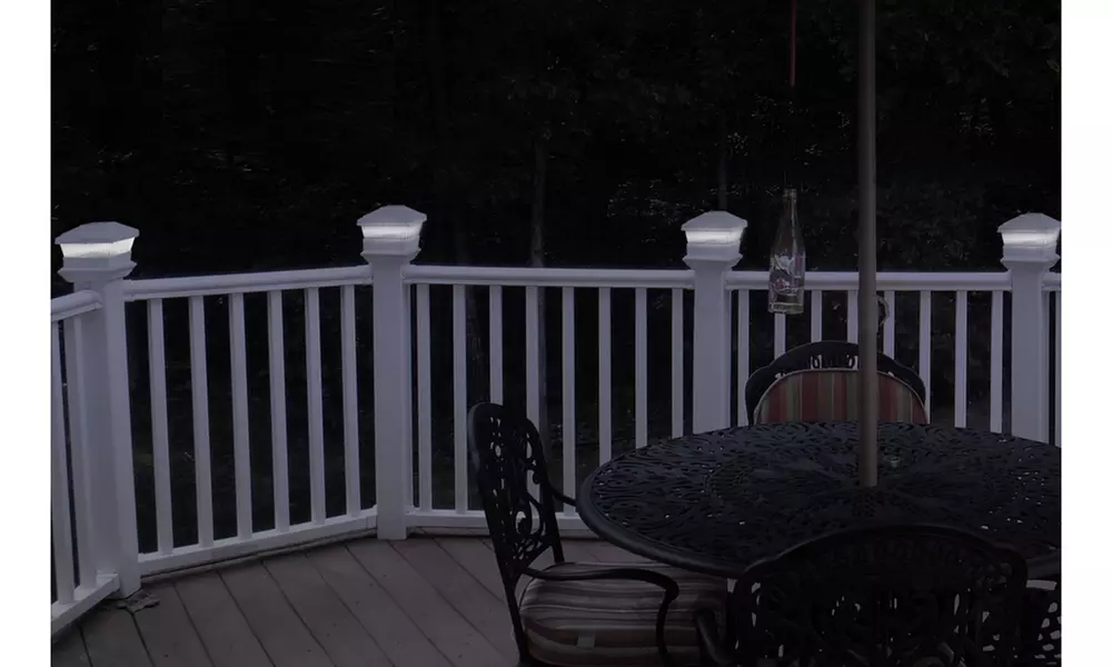 iMounTEK Solar-Powered Post Cap Lights (1- or 6-Pack) - Primary Image