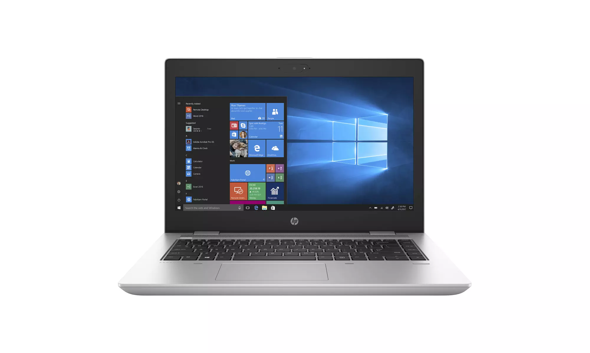 HP Probook 640 G4 14" Laptop Intel i5 1.7GHz 16GB 256GB SSD W10P - Refurbished - Primary Image
