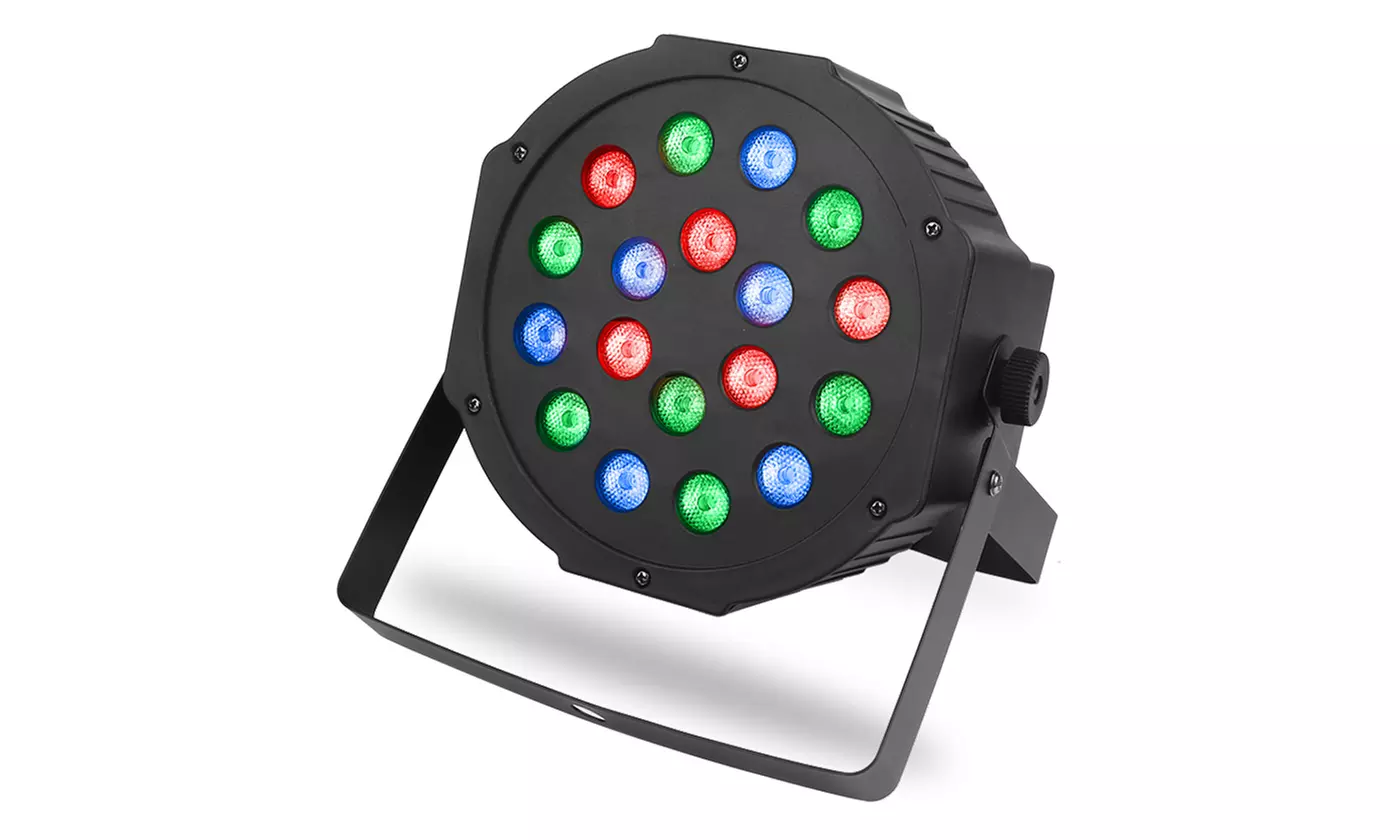 iMounTEK 3-In-1 RGB Wash Par Light Stage Light 7-Color Sound Activated DMX Light - Primary Image