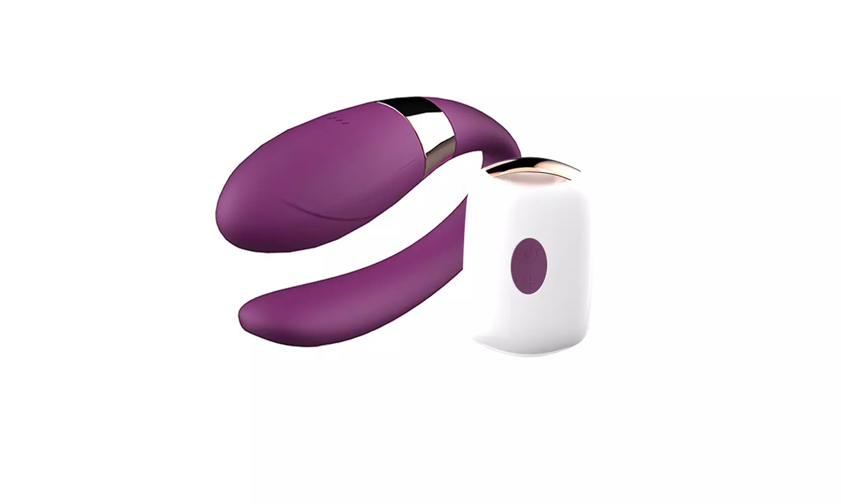 Vibrator Massager, U-Shaped Wireless Rechargeable Finger Vibrating Toy - Primary Image