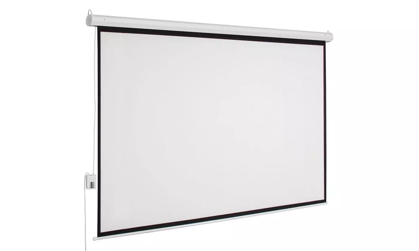 100 INCH 4:3 Manual Projector Screen Matte - Primary Image