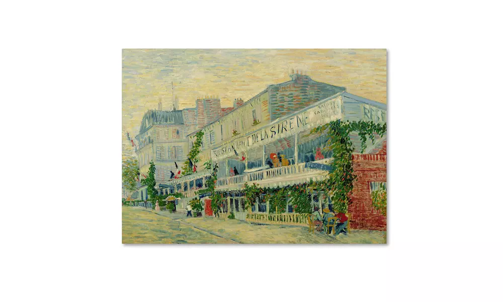 Vincent van Gogh 'Restaurant de la Sirene, 1887' Canvas Art - Primary Image