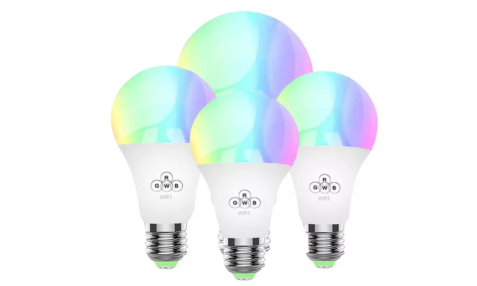 WiFi Smart LED Light Bulbs (1-, 2-, 3-, or 4-Piece) - Second Medium