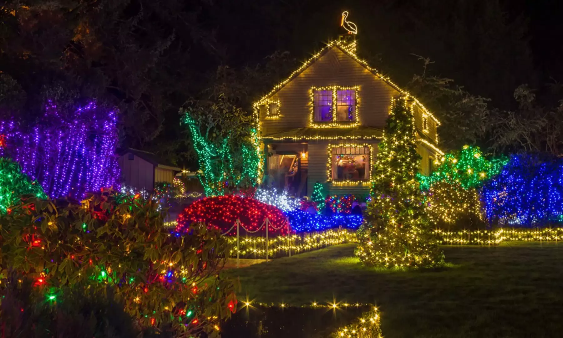 Christmas Decoration 72ft 200LED Solar String Lights Outdoor Copper Wire Lights 