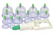 Cupping 6 Cups Household Therapy Equipment Massage Acupuncture Hijama Set - Second Medium