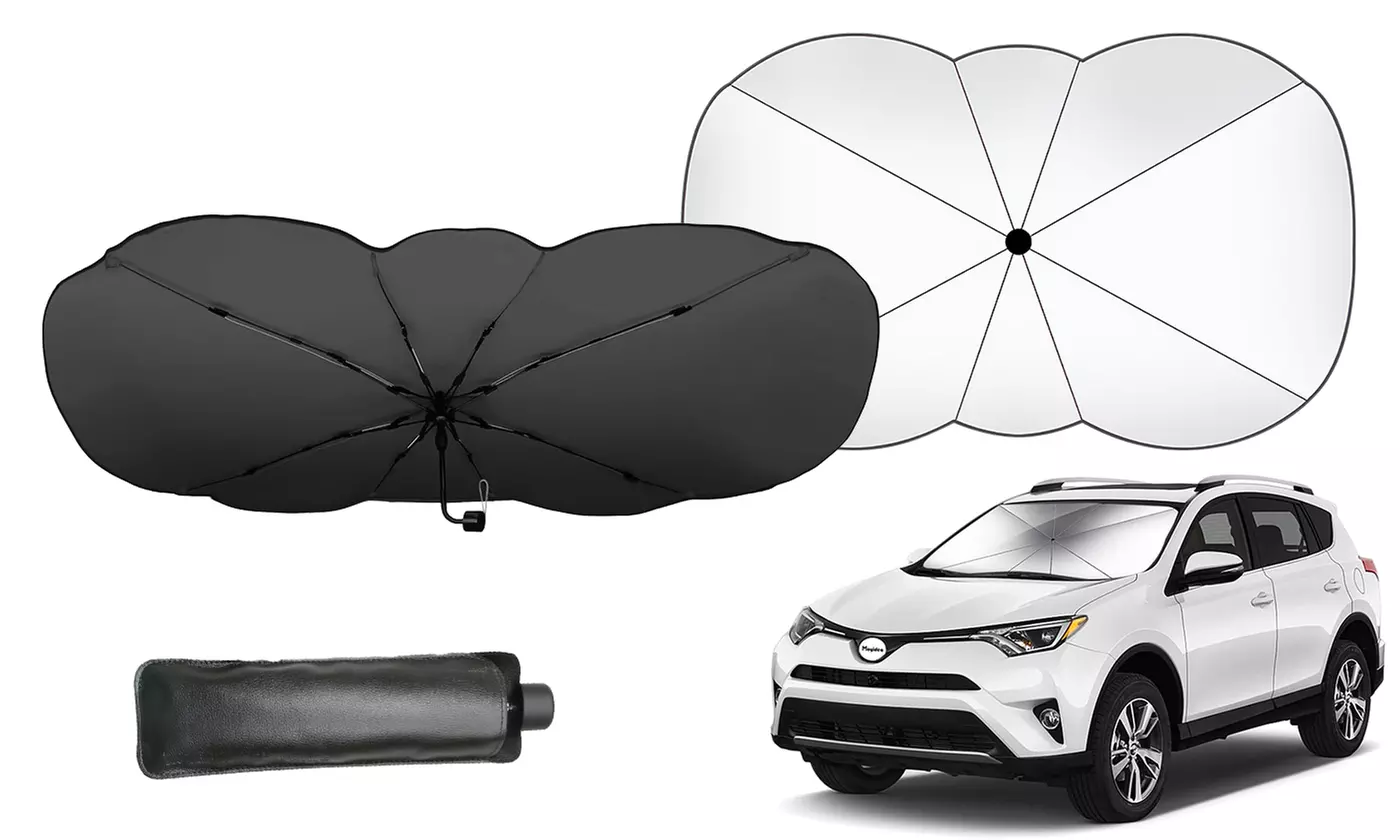 iMounTEK Foldable Car Windshield Sun Umbrella Sunshade Umbrella Protective Cover
