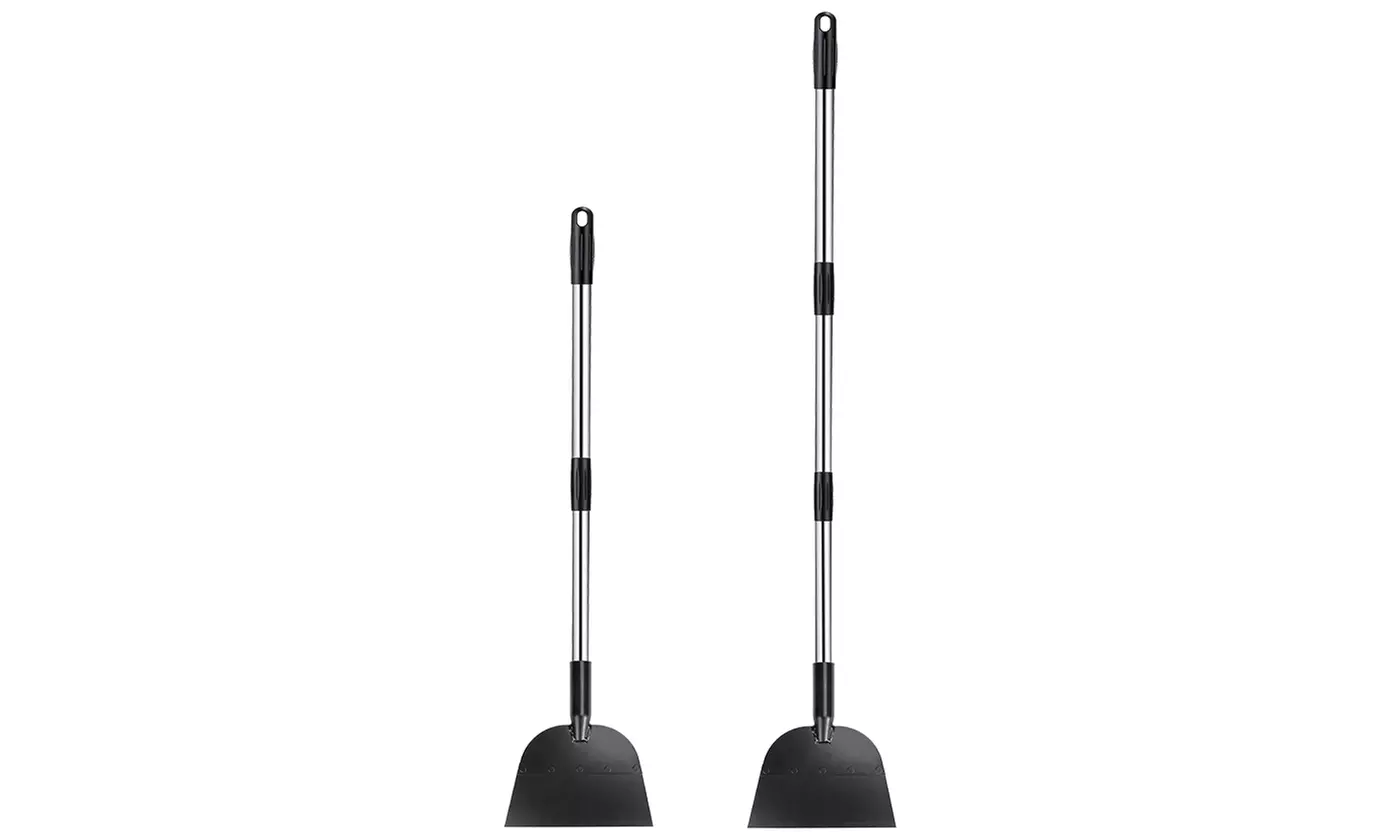 iMounTEK 54" Flat Snow Shovel & Ice Scraper with Manganese Steel Ice Chopper