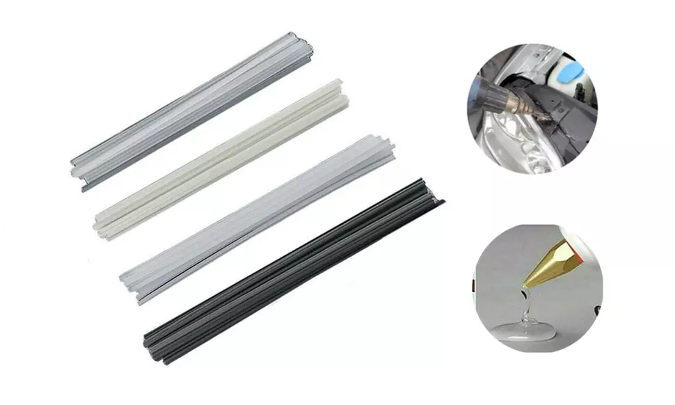 50pcs Plastic Welding Rods Bumper Repair ABS/PP/PVC/PE Sticks Welder Tools - Primary Image