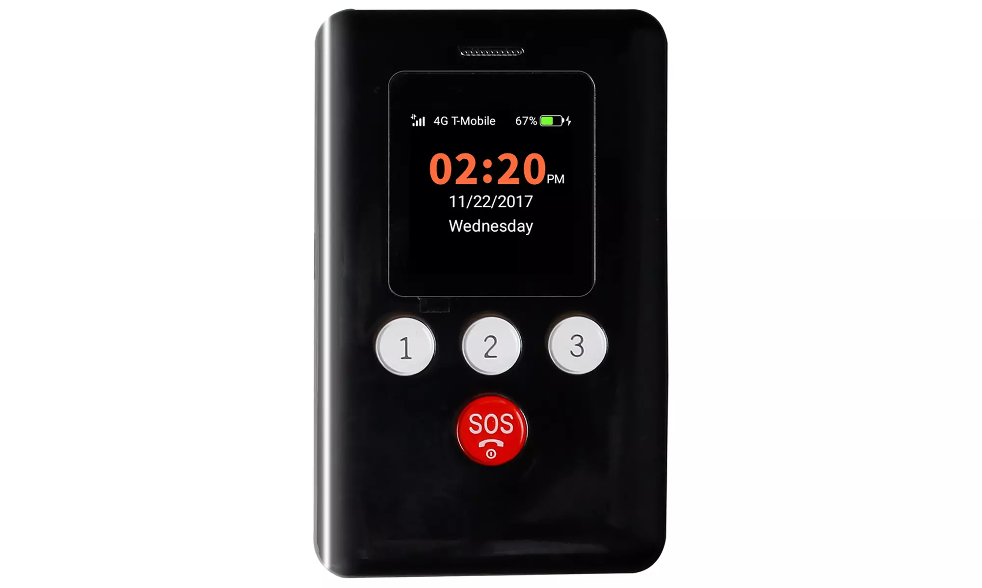 KidsConnet KC2 4G GPS Tracking Location Monitoring Cell Phone for Kids - Silver - Primary Image