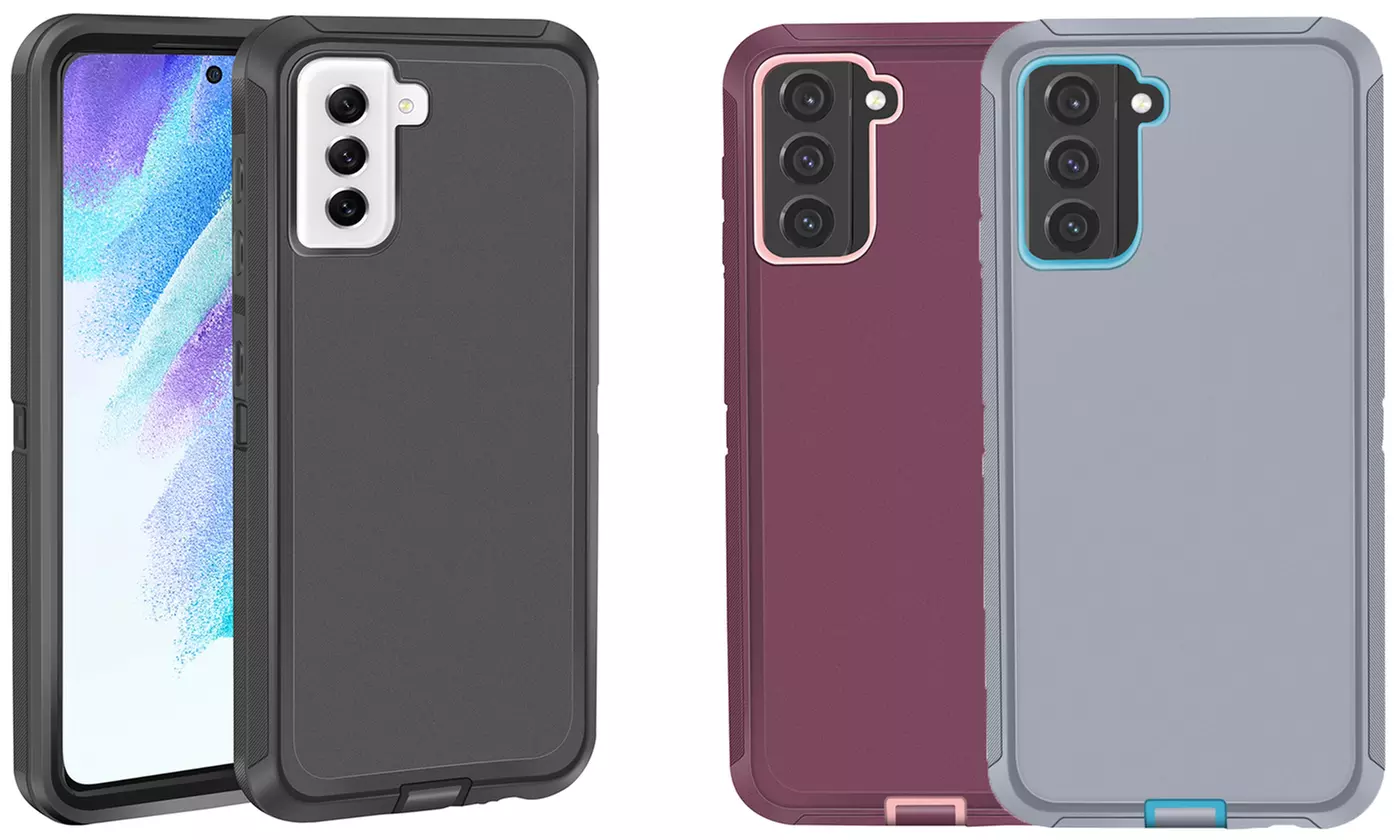 Samsung Galaxy S21 FE 5G Heavy Duty Shockproof  Bumper Case